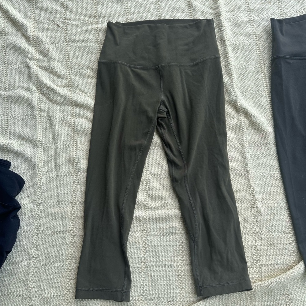 lululemon athletica Olive Green Capris